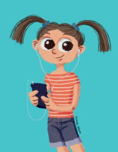concept art de personaje para cuento infantil
